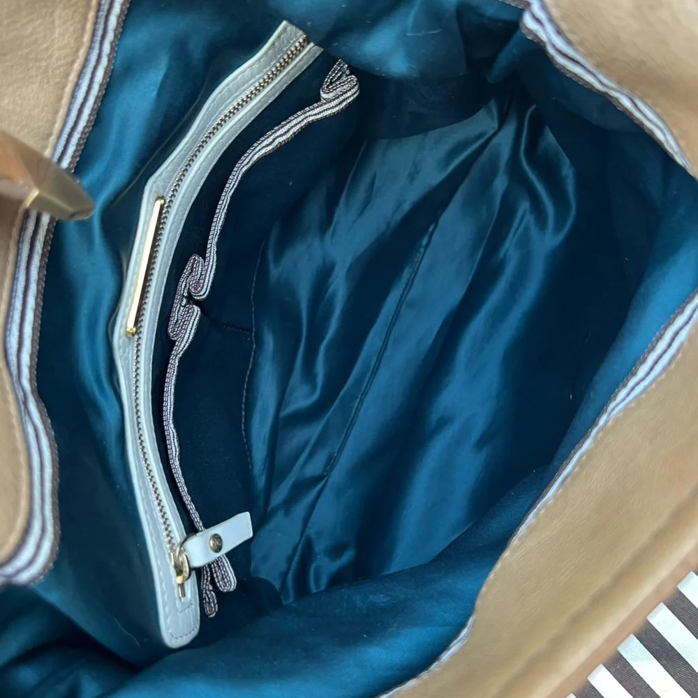 Henri Bendel Lamb Skin Leather Shoulder Bag - Picture 11 of 15